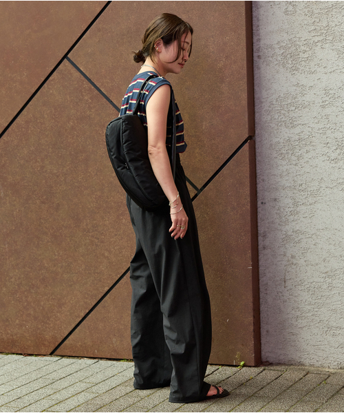 JOURNAL STANDARD(ジャーナルスタンダード)の「《追加6》【撥水/接触冷感/洗える/UVカット】リネンナイロンストレッチワイドパンツ(その他パンツ・レディース・ブラウン系その他/ブラック/レッド/グレー・38/36/34/40)」の11枚目の写真