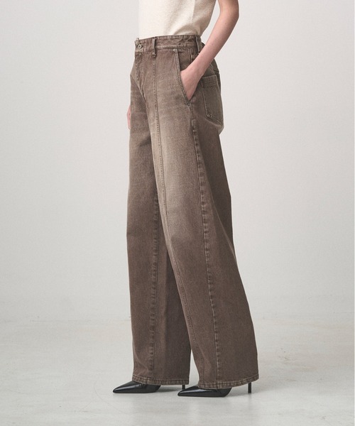 Juha（ユハ）の「BALLOON DENIM PANTS（デニムパンツ・メンズ・ブラック/ライトブラウン/ライトインディゴブルー・2/3/4）」の6枚目の写真