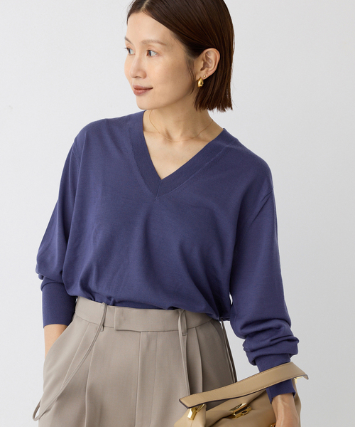 セール】《追加》18G Vネックプルオーバー（ニット/セーター）｜IENA