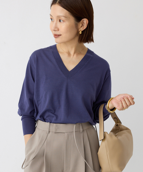 セール】《追加》18G Vネックプルオーバー（ニット/セーター）｜IENA