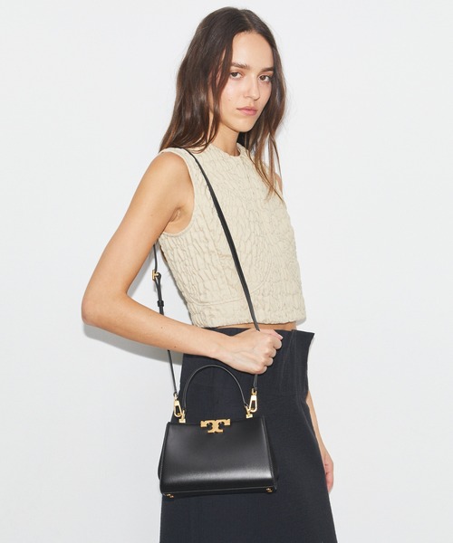 トリーバーチ　エレノア ペブルド ミニサッチェル　バッグ エレノア ペブルド ミニサッチェル: レディース クロスボディバッグ