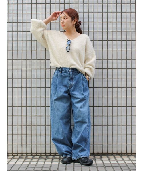 Ungrid（アングリッド）の「バックオープンデザインニット（ニット/セーター・レディース・アイボリー/レッド/ブラウン・FREE）」の20枚目の写真