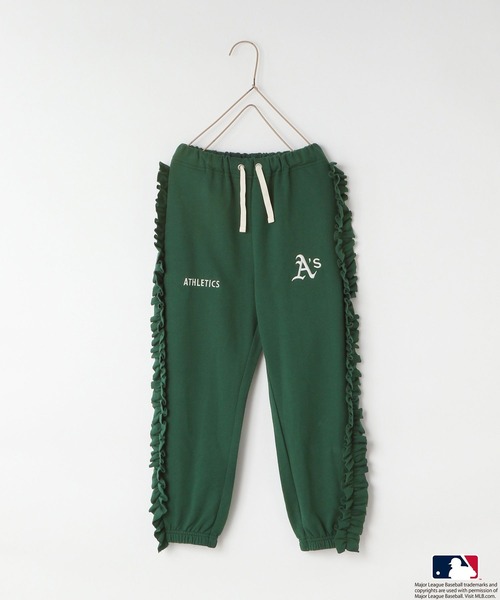 LOWRYS FARM（ローリーズファーム）の「ＭＬＢスウェットフリルパンツ　 581691（スウェットパンツ・キッズ・ネイビー/シルバー/グリーン/ブラウン系その他・120cm/130cm/140cm/150cm/110cm）」の14枚目の写真