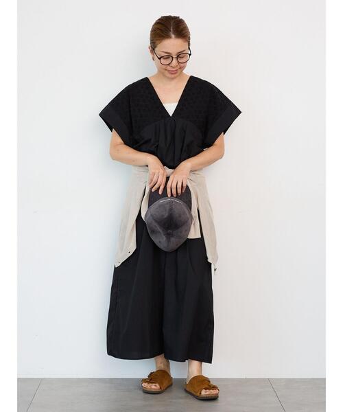 Lugnoncure(ルノンキュール)の「アイレットレースワンピース(ワンピース・レディース・ベージュ/ブルー/ブラック・F)」の11枚目の写真