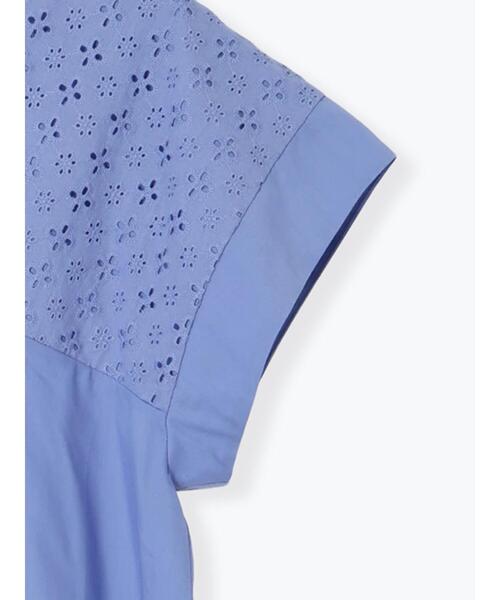 Lugnoncure(ルノンキュール)の「アイレットレースワンピース(ワンピース・レディース・ベージュ/ブルー/ブラック・F)」の10枚目の写真