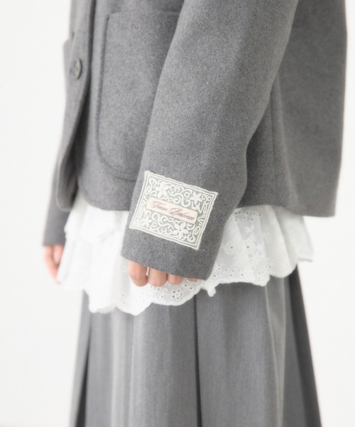 FCMM（エフシーエムエム）の「【日本限定】TAG JACKET COAT / タグジャケットコート（その他アウター・レディース・ネイビー/グレー・MEDIUM/SMALL）」の5枚目の写真