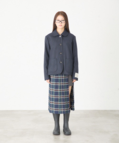 FCMM（エフシーエムエム）の「【日本限定】TAG JACKET COAT / タグジャケットコート（その他アウター・レディース・ネイビー/グレー・MEDIUM/SMALL）」の16枚目の写真