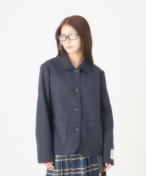 FCMM（エフシーエムエム）の「【日本限定】TAG JACKET COAT / タグジャケットコート（その他アウター・レディース・ネイビー/グレー・MEDIUM/SMALL）」の11枚目の写真
