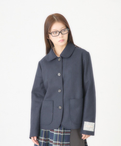 FCMM（エフシーエムエム）の「【日本限定】TAG JACKET COAT / タグジャケットコート（その他アウター・レディース・ネイビー/グレー・MEDIUM/SMALL）」の12枚目の写真