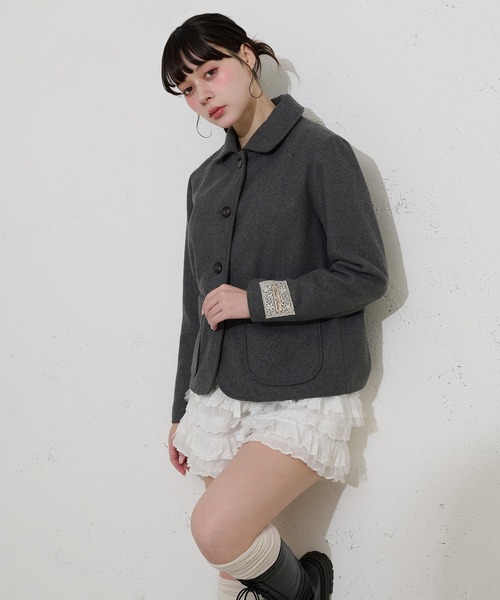 FCMM（エフシーエムエム）の「【日本限定】TAG JACKET COAT / タグジャケットコート（その他アウター・レディース・ネイビー/グレー・MEDIUM/SMALL）」の22枚目の写真