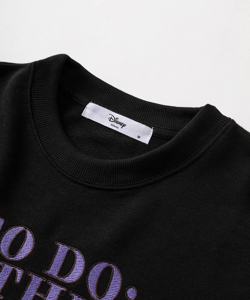 Disney（ディズニー）の「【71】【Disney/ディズニー】ミッキーマウス/トイストーリー/ルシファー/ズートピア アップリケ サガラ刺繍 裏毛スウェット/レディース（スウェット・レディース・アッシュグレー/ライトブルー/ブラック/ピンク/レッド/パープル/ブラック系その他/クリーム・M/L）」の11枚目の写真