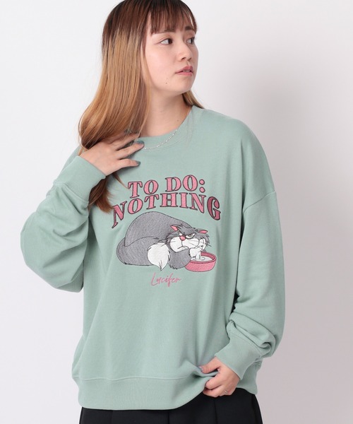 Disney（ディズニー）の「【71】【Disney/ディズニー】ミッキーマウス/トイストーリー/ルシファー/ズートピア アップリケ サガラ刺繍 裏毛スウェット/レディース（スウェット・レディース・アッシュグレー/ライトブルー/ブラック/ピンク/レッド/パープル/ブラック系その他/クリーム・M/L）」の22枚目の写真