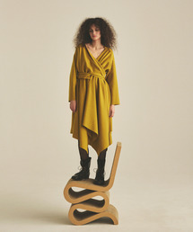 And A（アンドエー）の「muller of yoshiokubo ミュラーオブヨシオクボ / WOOL WRAP DRESS ウールラップドレス ワンピース / MLF25605（ワンピース）」