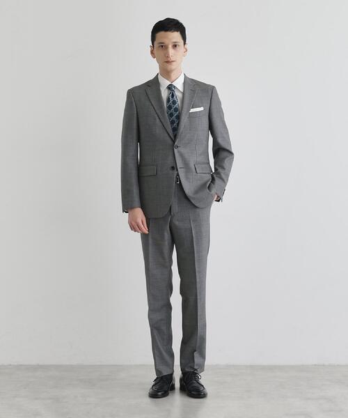 TAKEO KIKUCHI（タケオキクチ）の「鱗紋 スーツ（スーツセット・メンズ・ネイビー/ブラウン系その他/ブラック・04/03/02）」の2枚目の写真