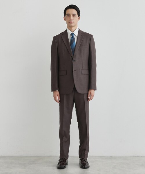 TAKEO KIKUCHI（タケオキクチ）の「鱗紋 スーツ（スーツセット・メンズ・ネイビー/ブラウン系その他/ブラック・04/03/02）」の6枚目の写真