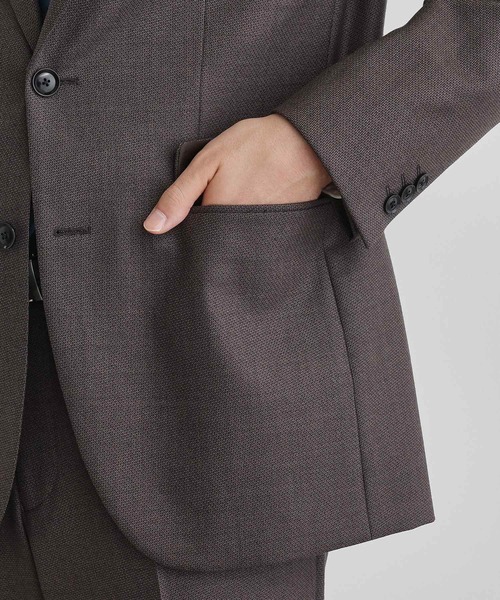 TAKEO KIKUCHI（タケオキクチ）の「鱗紋 スーツ（スーツセット・メンズ・ネイビー/ブラウン系その他/ブラック・04/03/02）」の11枚目の写真