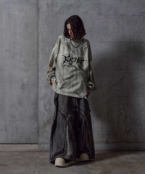 ERAR（エラー）の「【ERAR】ケミカルウォッシュ加工/スプレー加工 ハイ