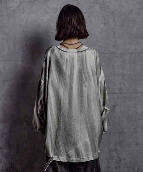 ERAR】ケミカルウォッシュ加工/スプレー加工 ハイダメージヴィンテージ