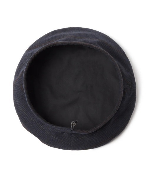 NEW ERA(ニューエラ)の「NEW ERA/ニューエラ ベレー帽 BERET チェック ブラック 14667779(ハンチング/ベレー帽・メンズ・チェック・S/M)」の4枚目の写真