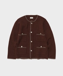 ベッドフォード　ダメージカーディガン BED J.W. FORD/ベットフォード】Cardigan/カーディガン