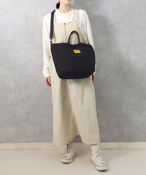 KiU（キウ）の「【KiU and BleuBleuet】KiUパデッドトートバッグ（トートバッグ・レディース・アイボリー/ブラック/その他/その他1・FREE）」の20枚目の写真