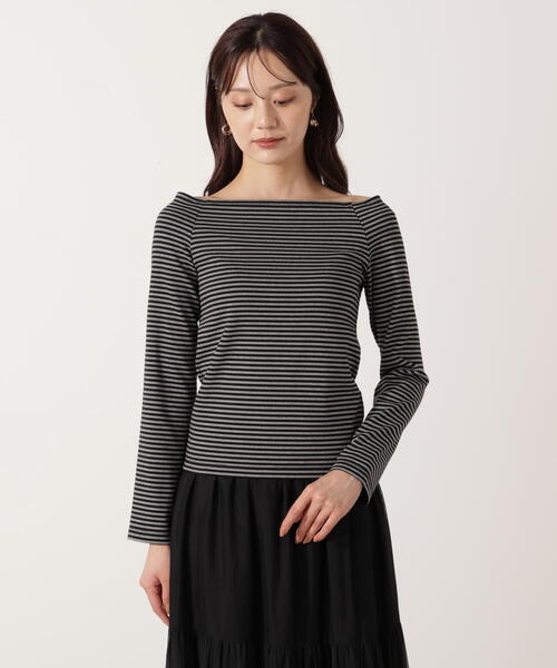 PROPORTION BODY DRESSING（プロポーションボディドレッシング）の「＜ハンドウォッシャブル＞オフショルカットソー / 1215260001（Tシャツ/カットソー・レディース・ブラック系その他/ワイン・FREE）」の19枚目の写真