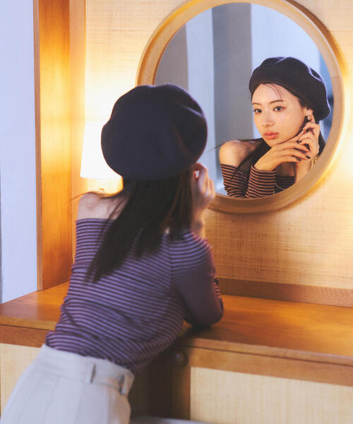 PROPORTION BODY DRESSING（プロポーションボディドレッシング）の「＜ハンドウォッシャブル＞オフショルカットソー / 1215260001（Tシャツ/カットソー・レディース・ブラック系その他/ワイン・FREE）」の11枚目の写真