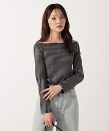 PROPORTION BODY DRESSING | <ハンドウォッシャブル>オフショルカットソー / 1215260001(Tシャツ/カットソー)
