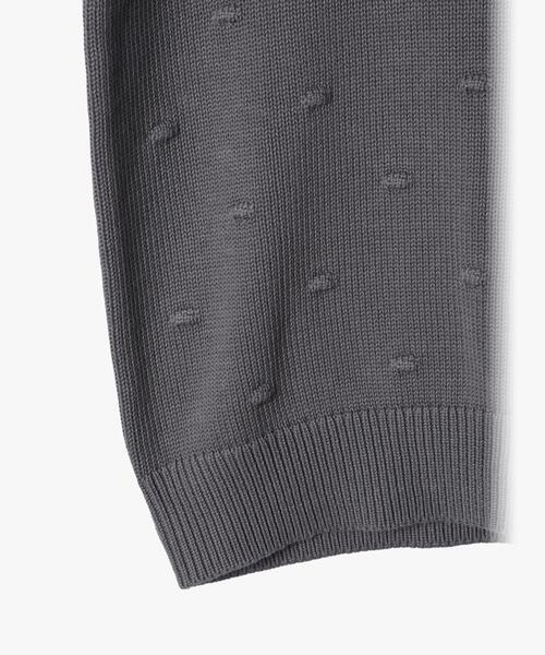 agnes b.(アニエスベー)の「キッズ ドット コットン 長袖 ニットプルオーバー(ニット/セーター・キッズ・グレー系その他・12YEAR/4YEAR/10YEAR/6YEAR/8YEAR)」の3枚目の写真