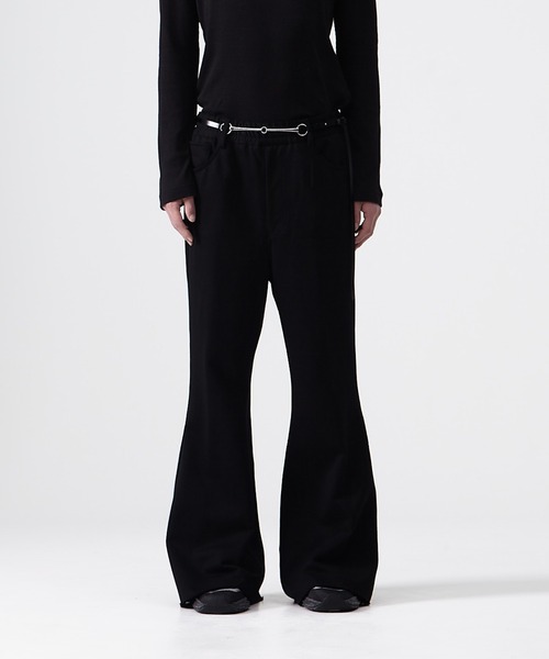 BED J.W. FORD(ベッドフォード)の「Sweat Bell Bottom ver.2(スウェットパンツ・メンズ・ブラック・0/1)」の1枚目の写真