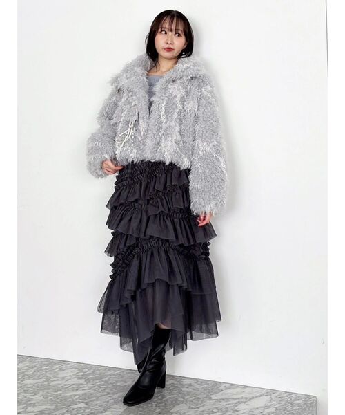 dazzlin（ダズリン）の「ランダムティアードチュールスカート