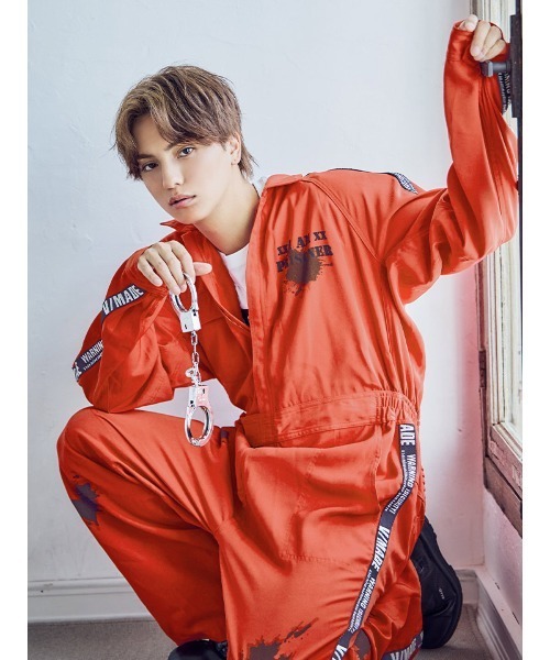 オレンジ囚人/プリズナーガール/ミリタリーコスプレ/ユニセックス