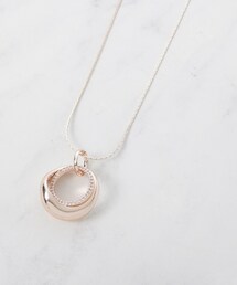 SHOO・LA・RUE | ミニダブルリングネックレス(ネックレス)