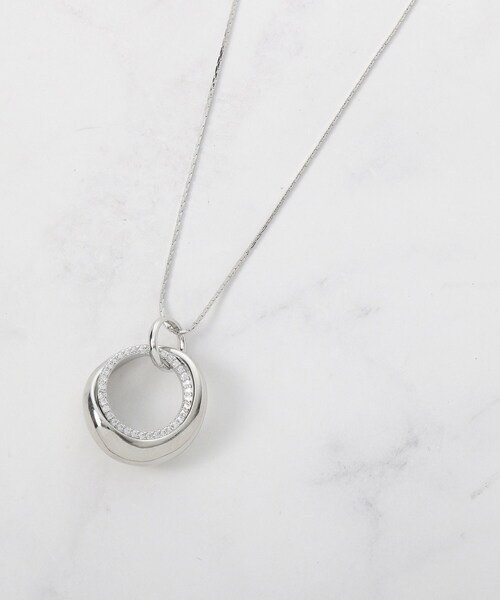 SHOO・LA・RUE（シューラルー）の「ミニダブルリングネックレス（ネックレス・レディース・ゴールド/ピンクゴールド/シルバー・00）」の5枚目の写真