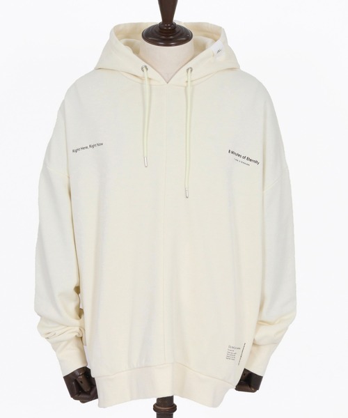 GLIMCLAP（グリムクラップ）の「mpa3941-Point Graphic Sweat Hoodie スウェットパーカー(192-057-gla-cf)（パーカー・メンズ・ブラック/オフホワイト/ミックスグレー・S/M/L）」の20枚目の写真