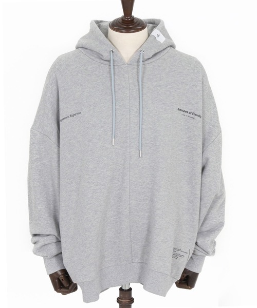 GLIMCLAP（グリムクラップ）の「mpa3941-Point Graphic Sweat Hoodie スウェットパーカー(192-057-gla-cf)（パーカー・メンズ・ブラック/オフホワイト/ミックスグレー・S/M/L）」の21枚目の写真