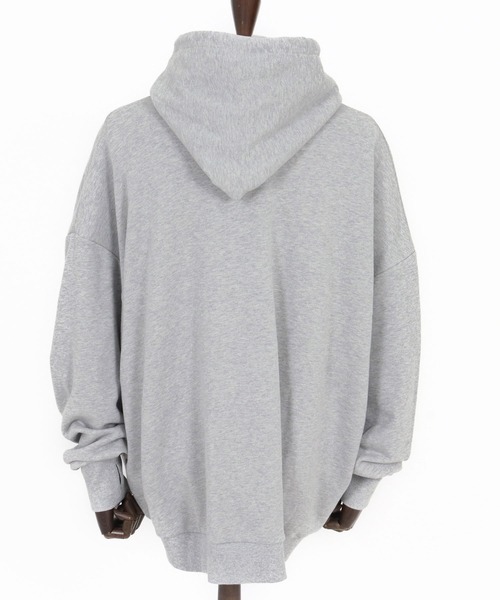 GLIMCLAP（グリムクラップ）の「mpa3941-Point Graphic Sweat Hoodie スウェットパーカー(192-057-gla-cf)（パーカー・メンズ・ブラック/オフホワイト/ミックスグレー・S/M/L）」の22枚目の写真