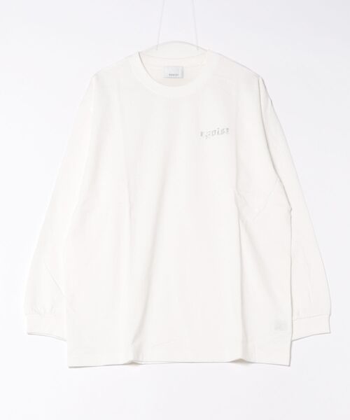 EGOIST(エゴイスト)の「ラインストーンロゴユニセックスロンT(Tシャツ/カットソー・レディース・ホワイト/ブラック・FREE)」の4枚目の写真