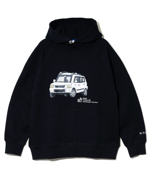 NISSAN×gsc 空紡糸裏毛 X-TRAIL コンチョプルパーカー（パーカー）｜go