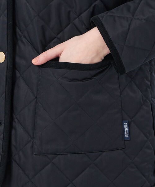 MACKINTOSH PHILOSOPHY（ﾏｯｷﾝﾄｯｼｭ ﾌｨﾛｿﾌｨｰ）の「【ROYTON MIDDLE WIDE（ロイトンミドルワイド）】キルティング（ブルゾン・レディース・ダークネイビー/カーキ/ホワイト系その他・38/40/36）」の12枚目の写真
