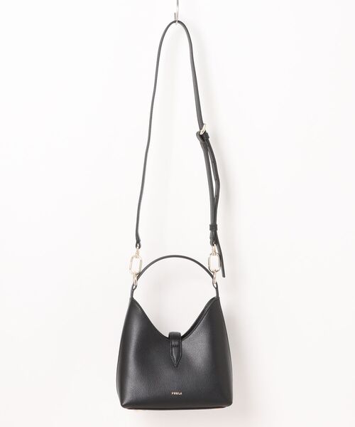 FURLA（フルラ）の「フルラ イリデ ミニホーボーバッグ（ショルダーバッグ・レディース・モカ/ホワイト/ブラック・ONE SIZE）」の17枚目の写真