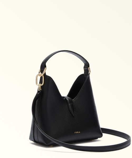 FURLA（フルラ）の「フルラ イリデ ミニホーボーバッグ（ショルダーバッグ・レディース・モカ/ホワイト/ブラック・ONE SIZE）」の14枚目の写真