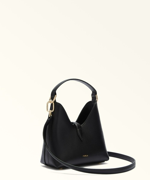 FURLA（フルラ）の「フルラ イリデ (Furla Iride) ミニホーボーバッグ（ショルダーバッグ・レディース・モカ/ホワイト/ブラック・ONE SIZE）」の17枚目の写真