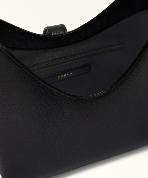 FURLA（フルラ）の「フルラ イリデ (Furla Iride) ミニホーボーバッグ（ショルダーバッグ・レディース・モカ/ホワイト/ブラック・ONE SIZE）」の15枚目の写真