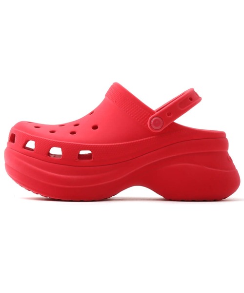 crocs(クロックス)の「crocs Bae Velvet Clog / クロックス ベイ ベルベット クロッグ(サンダル・レディース・レッド・23.0cm/22.0cm/24.0cm/25.0cm)」の4枚目の写真