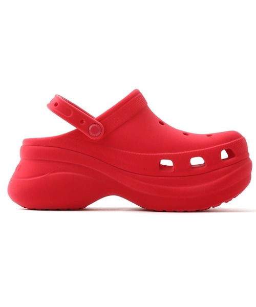 crocs(クロックス)の「crocs Bae Velvet Clog / クロックス ベイ ベルベット クロッグ(サンダル・レディース・レッド・23.0cm/22.0cm/24.0cm/25.0cm)」の5枚目の写真