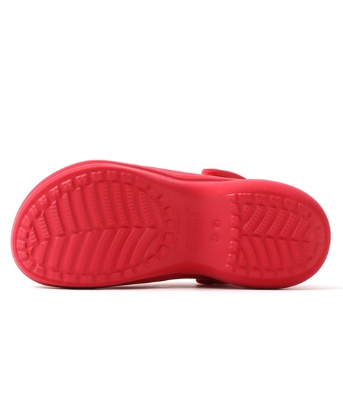crocs(クロックス)の「crocs Bae Velvet Clog / クロックス ベイ ベルベット クロッグ(サンダル・レディース・レッド・23.0cm/22.0cm/24.0cm/25.0cm)」の6枚目の写真