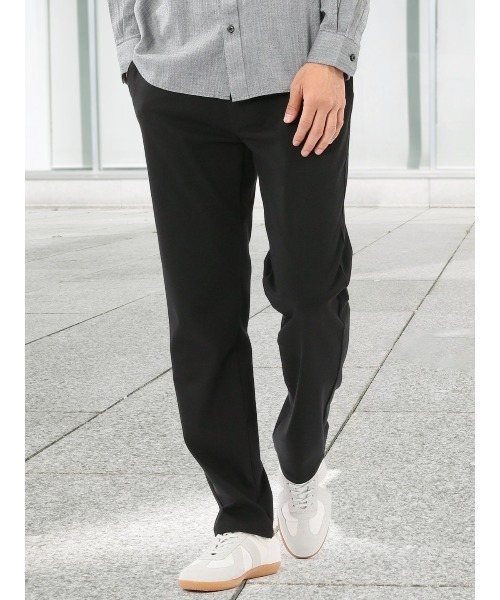TAKA-Q(タカキュー)の「【綿混 ストレッチ】タカキュー トラウザー パンツ ツイル(チノパンツ・メンズ・ブラック/グレー系その他2/ネイビー/ベージュ・S/3L/MEDIUM/LARGE/X-LARGE)」の2枚目の写真