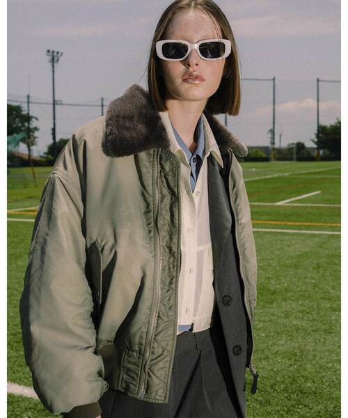 【HL】SPRAY DYED MA-1 JACKET