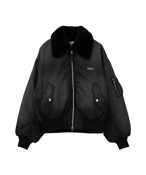 CONVERSE TOKYO(コンバーストウキョウ)の「【HL】SPRAY DYED MA-1 JACKET(MA-1・レディース・ブラック/カーキ/ピンク・FREE)」の2枚目の写真